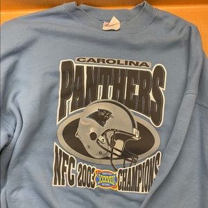 Vintage Carolina Panthers 2003 Super bowl Crewneck